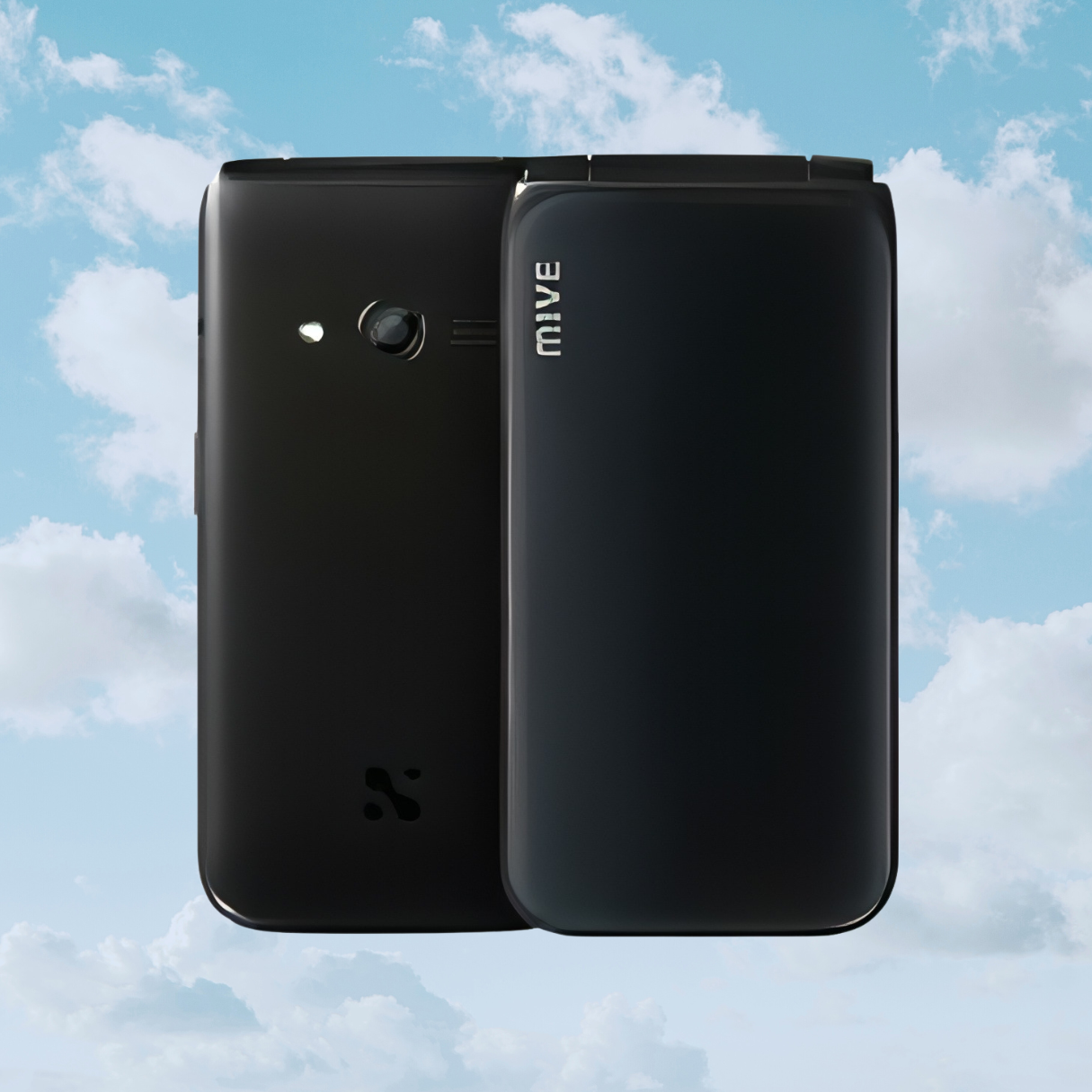 Teléfono inteligente plegable Alt MIVE Style AT-M120 - Desbloqueado - Android 12 Flip