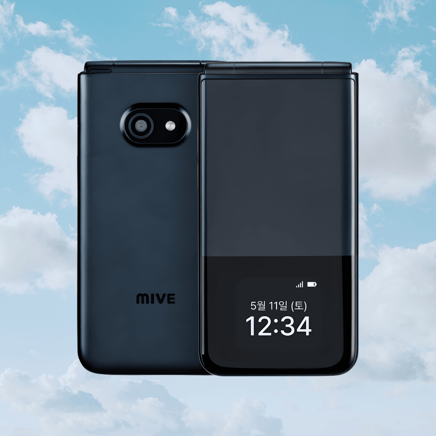 ALT MIVE Style Folder 2 AT - M140 - Unlocked - New Android 14 Smartphone - Y2KPHONES