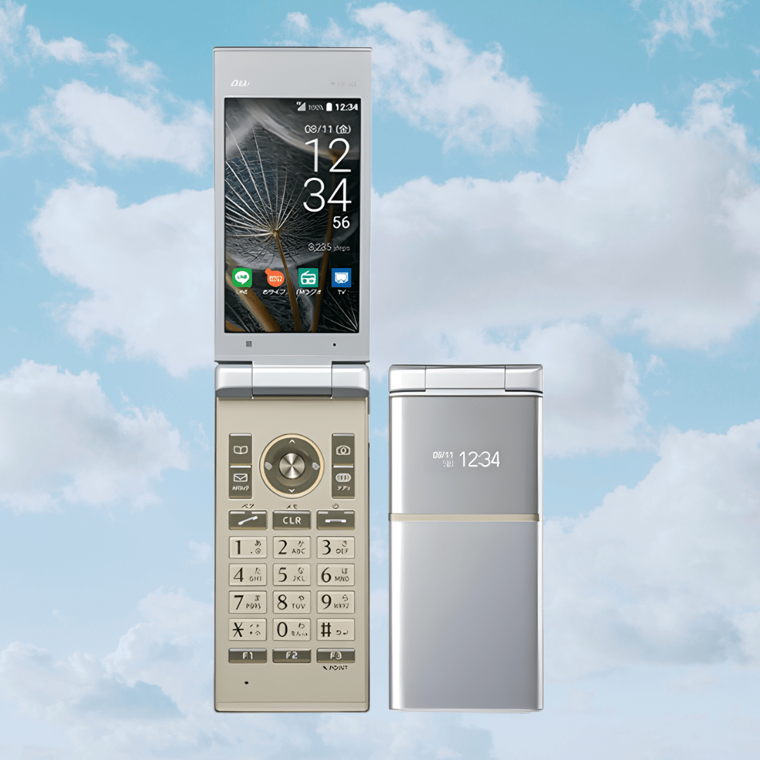 Kyocera KYF35 - Unlocked - Keitai Flip Phone - Y2KPHONES