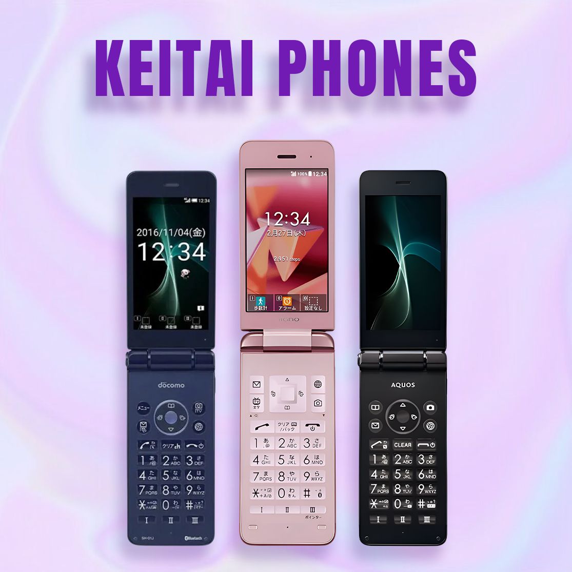 Téléphone Clapet Sharp Aquos Keitai 2 SH-01J Docomo - Android, Débloqué Téléphone Clapet Sharp Aquos Keitai 2 SH-01J Docomo - Android, Débloqué