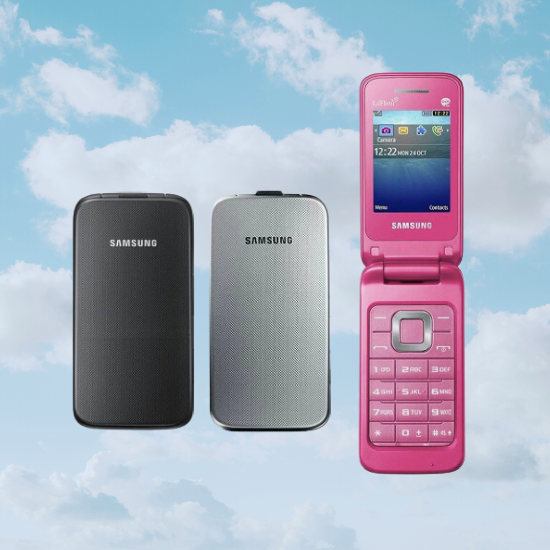Samsung C3520 - Teléfono plegable estilo Y2K desbloqueado