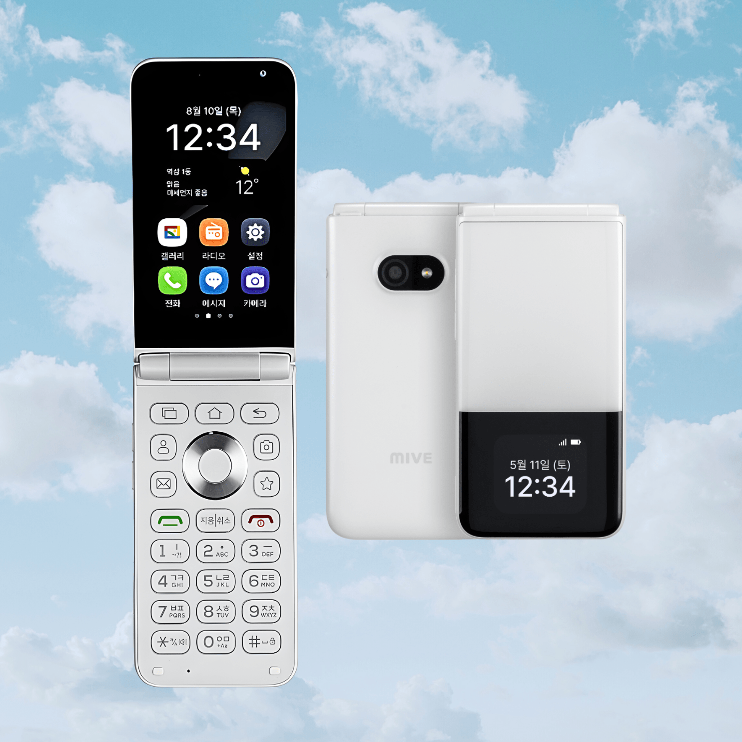 ALT MIVE Style Folder 2 AT - M140 - Unlocked - New Android 14 Smartphone - Y2KPHONES