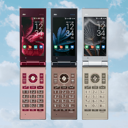 Kyocera KYF35 - Unlocked - Keitai Flip Phone - Y2KPHONES
