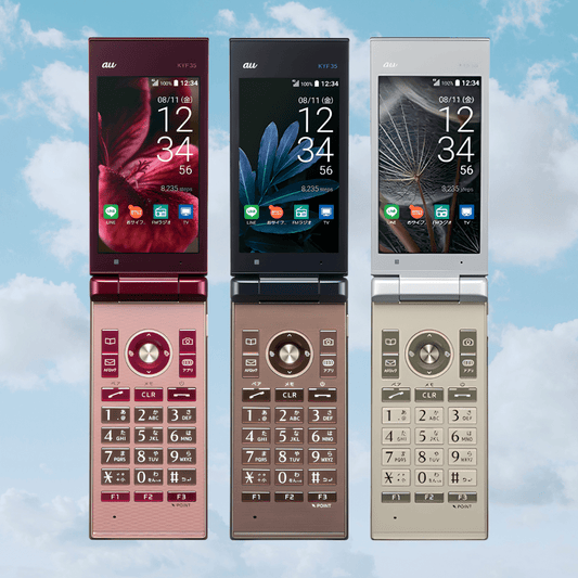 Kyocera KYF35 - Unlocked - Keitai Flip Phone - Y2KPHONES