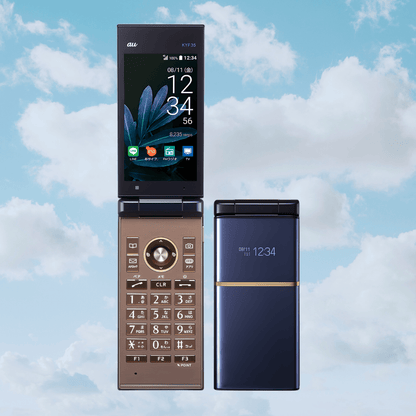 Kyocera KYF35 - Unlocked - Keitai Flip Phone - Y2KPHONES