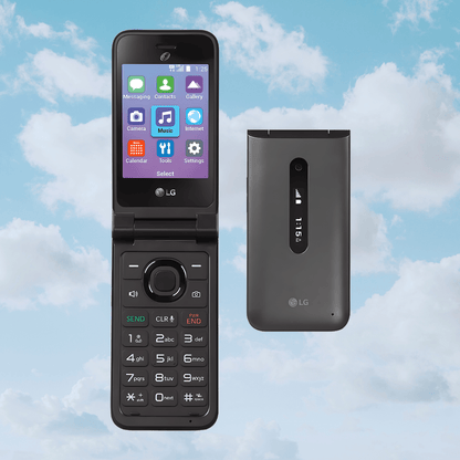 LG Classic Flip L125DL - Unlocked - Top Rated Feature Phone - Y2KPHONES