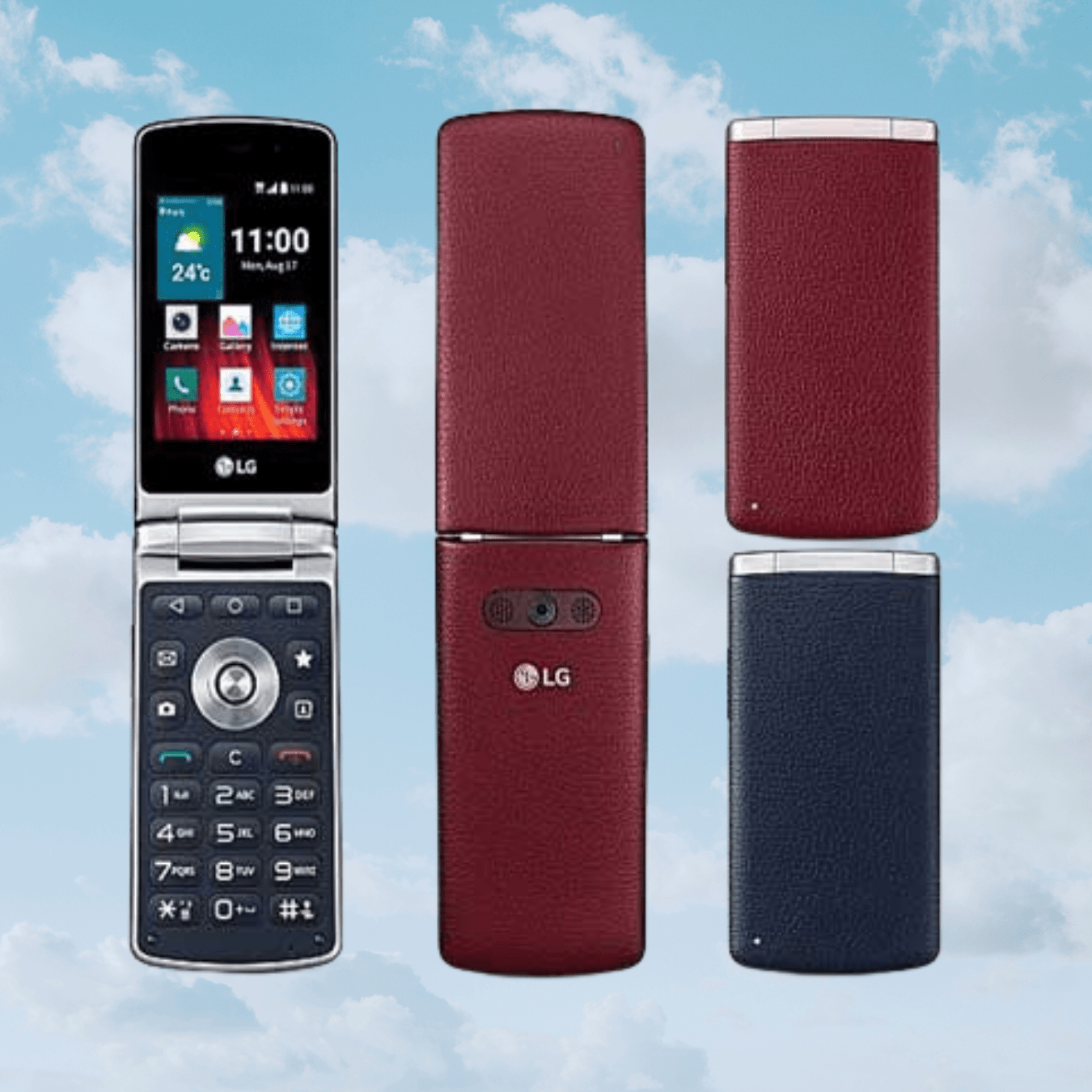 LG Wine Smart H410 - Unlocked - Flip Smartphone - Y2KPHONES