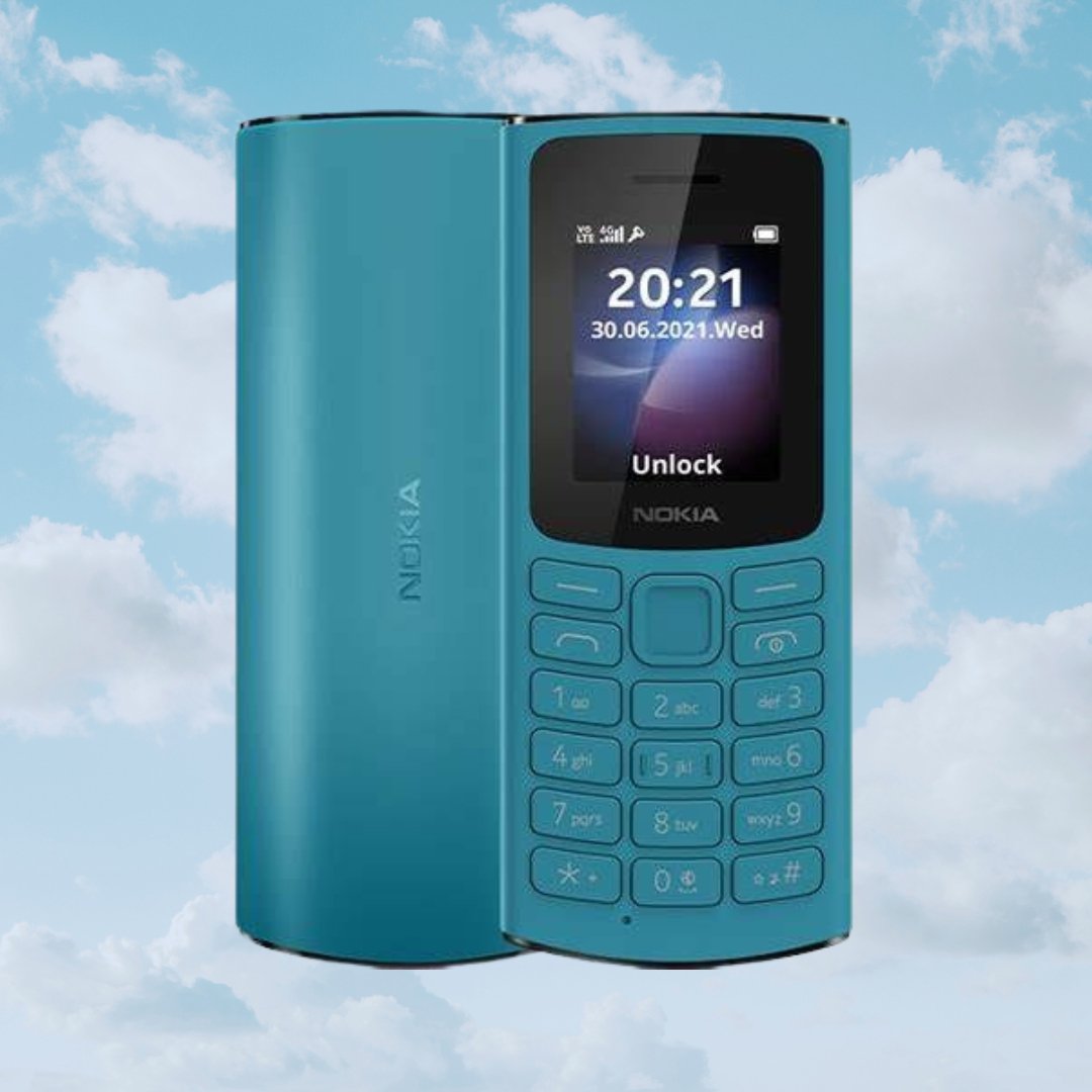 Nokia 105 4G Dual Sim - Unlocked - 4G Feature Phone - Y2K PHONES