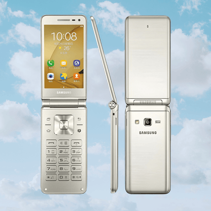 Samsung Galaxy Folder 1 G1600 - Unlocked - Flip Smartphone - Y2KPHONES