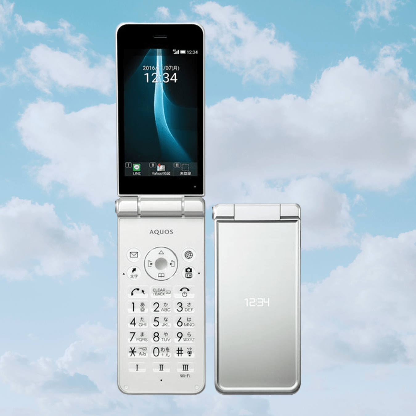 Sharp Aquos 601SH - Unlocked - Viral Android Keitai Flip Phone - Y2KPHONES