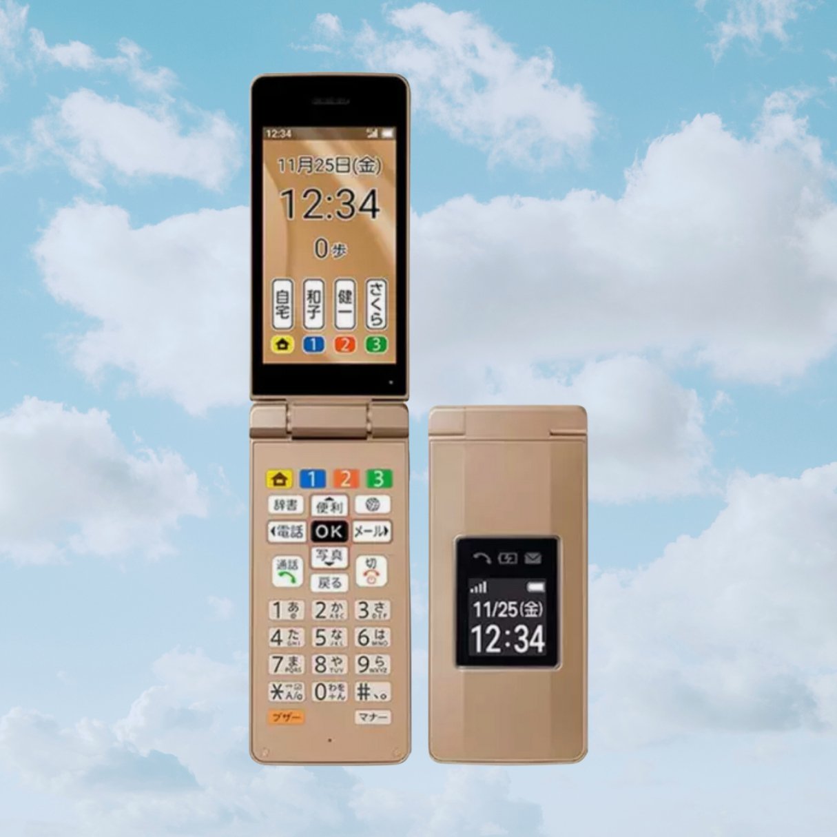 Sharp Aquos Keitai A207SH | Japanese Keitai Flip Phone – Y2KPHONES