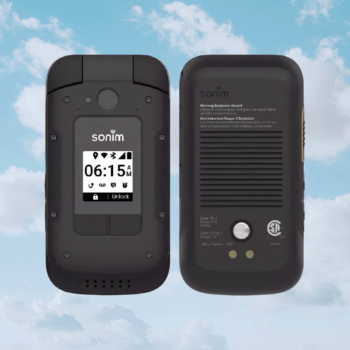 Sonim XP3 Plus XP3900 4G - Unlocked - Rugged Android 11 Flip Smartphone - Y2KPHONES